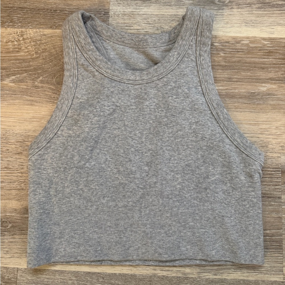 ALO Yoga Heather Gray Tank Top